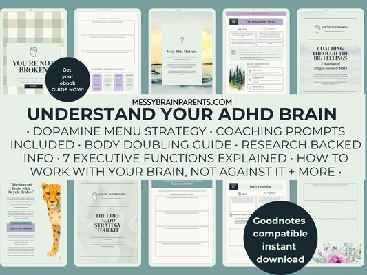 Understanding the ADHD Brain | Executive Function Guide + Coaching Prompts 💜🧠